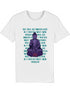 Yoga T-Shirt Unisex „Lila Buddha“ mit Spruch