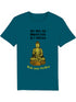 Spruch T-Shirt Unisex Buddah Gold, der Weg zur inneren Ruhe in drei Worten ...