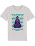 Yoga T-Shirt Unisex „Lila Buddha“ mit Spruch