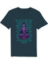 Yoga T-Shirt Unisex „Lila Buddha“ mit Spruch