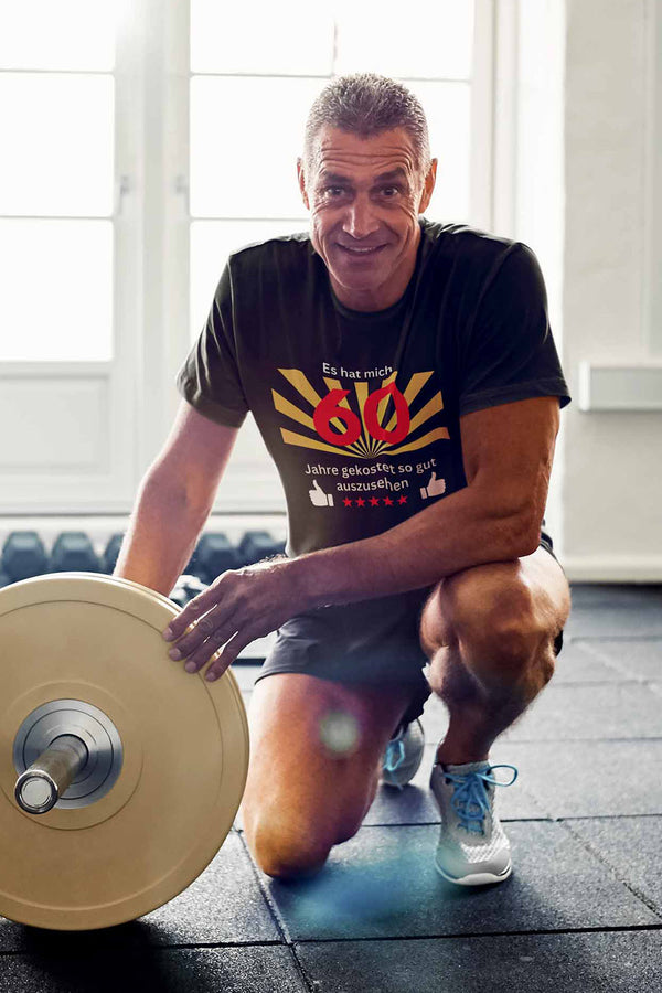 Geburtstags-T-Shirt zum 60ten Geburtstag: Das hat mich 60 Jahre gekostet ....